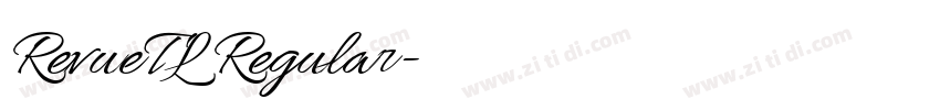 RevueTL Regular字体转换 RevueTL Regular字体转换